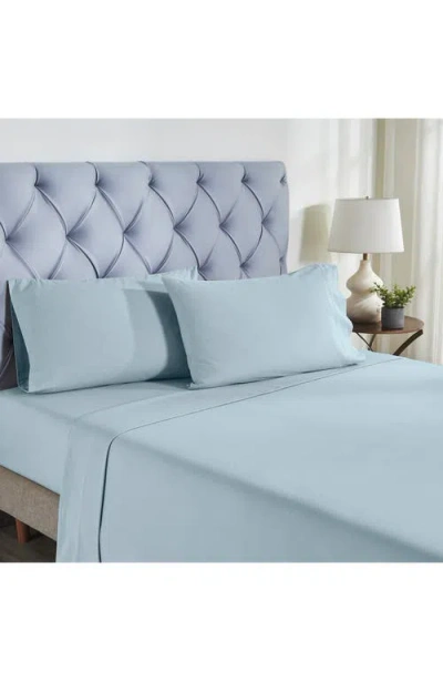 Modern Threads Cotton Flannel Sheet Set In Blue Sky