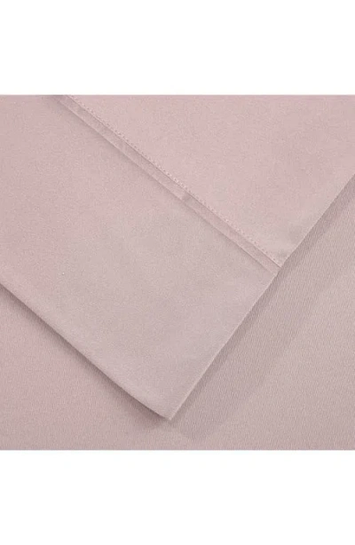 Modern Threads Solid Microfiber Sheet Set In Cameo Rose