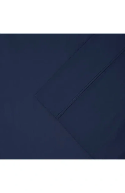 Modern Threads Solid 400 Thread Count Egyptian Cotton Sheet Set In Navy