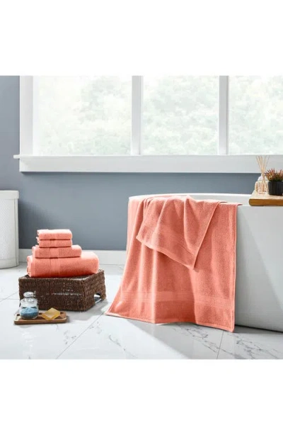 Modern Threads 6-piece Towel Set In Peach