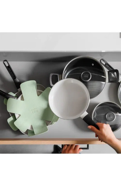 Berghoff Leo Glints 5.9-qt. Stockpot With Glass Lid In Spirit