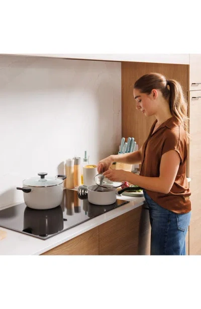 Berghoff Leo Glints 5.9-qt. Stockpot With Glass Lid In Spirit