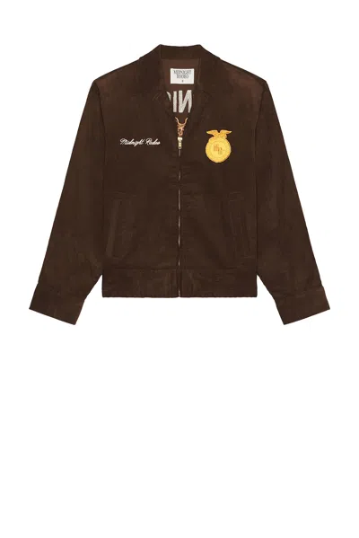 Midnight Rodeo Ffa Trucker Jacket In Brown