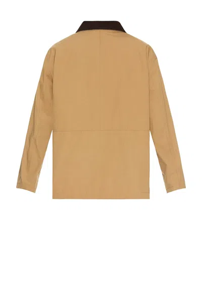 The Row Tan Frank Jacket In Deep Bistre