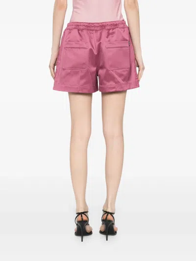 Tom Ford Shiny Rayon Satin Pj Shorts In Pink