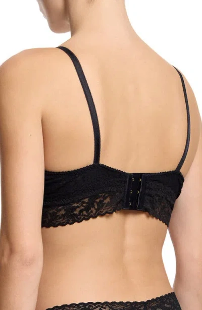 Hanky Panky Signature Lace Underwire Push-up Bra In Black