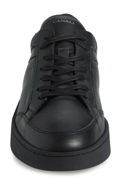 Canali Sneakers With Rubber Sole In Black