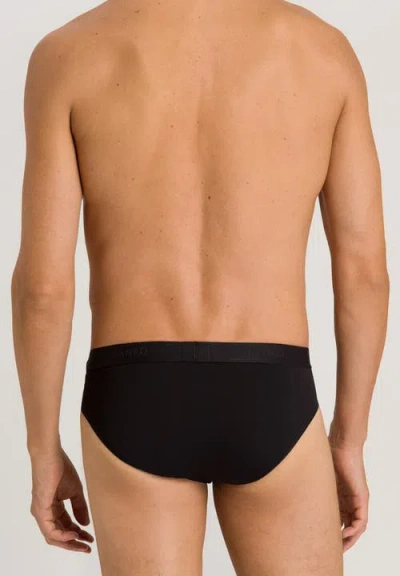 Hanro Sea Island Cotton Brief In Black