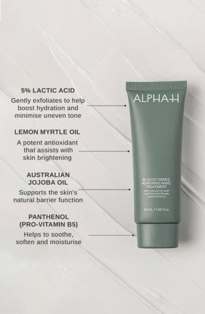 Alpha-h In Good Hands Renewing Hand Treatment With 5% Lactic Acid + Native Australian Lemon Myrtle In No Color