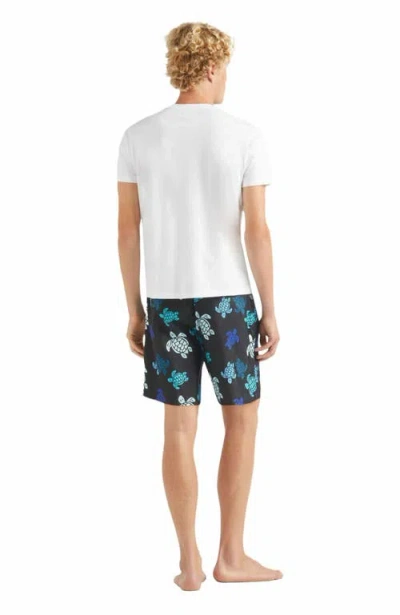 Vilebrequin Turtle Organic Cotton Embroidered T-shirt In White