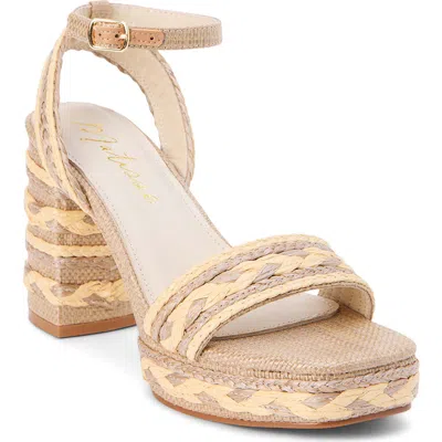 Matisse Lyla Leather Pump In Taupe