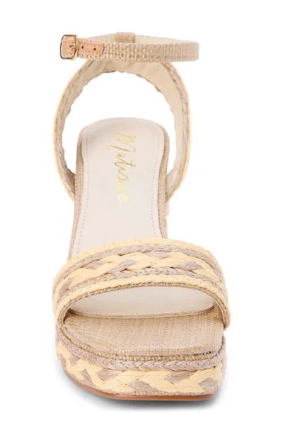 Matisse Lyla Leather Pump In Taupe