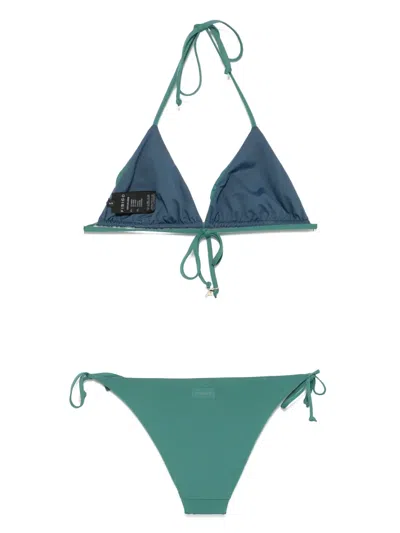 Fisico Cristina Ferrari Triangle-cup Bikini In Green
