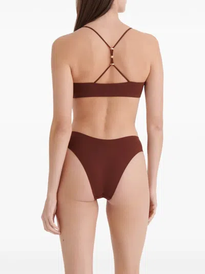 Eres Lava Bikini Bottom In Brown