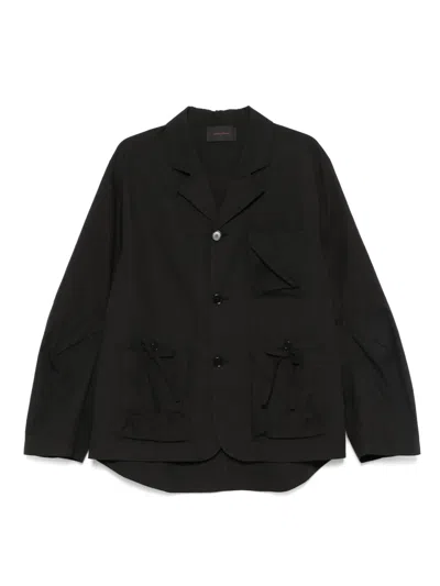 蝴蝶结细节工装夹克