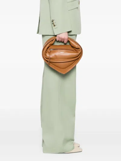 Federico Cina Mini Tortellino Tote Bag In Brown