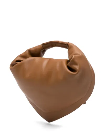 Federico Cina Mini Tortellino Tote Bag In Brown