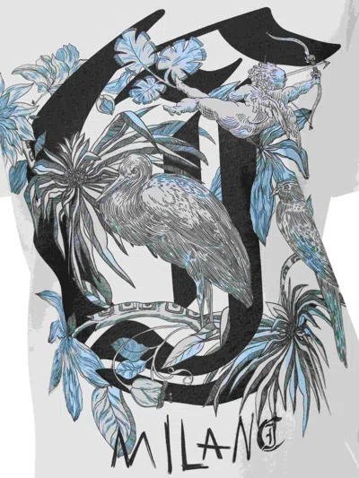 Just Cavalli Cotton T-shirt In White