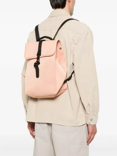 Rains Mini Waterproof Backpack In Pink