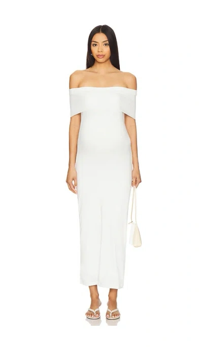 Bumpsuit Bianca Dress In White