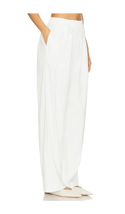 Samsoe & Samsoe Julia Straight-leg Trousers In White