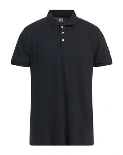 Colmar Man Polo Shirt Midnight Blue Size L Cotton, Elastane In Blue