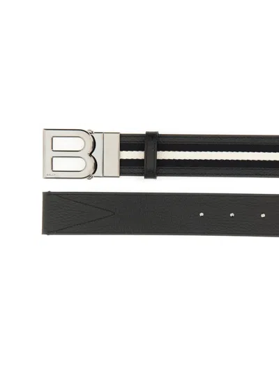 Bally B Bold Belt In Black