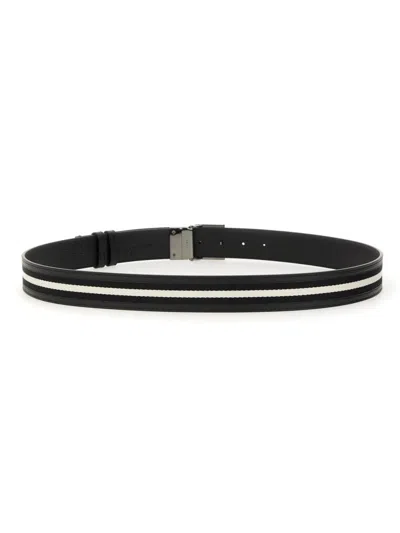 Bally B Bold Belt In Black