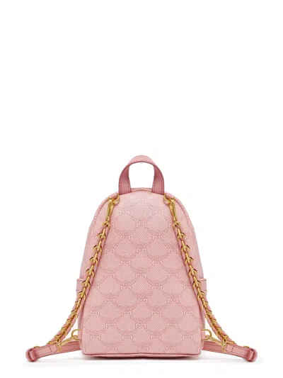 Mcm Stark Bebe Boo Backpack In Lauretos In Pink