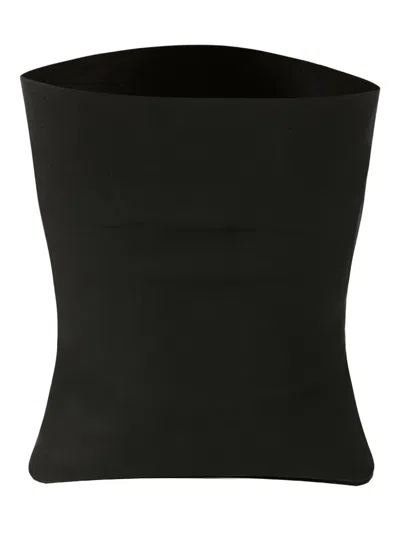 Misci Ivete Strapless Top In Black