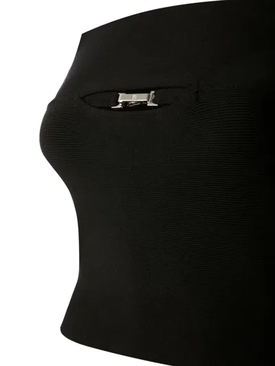 Misci Ivete Strapless Top In Black