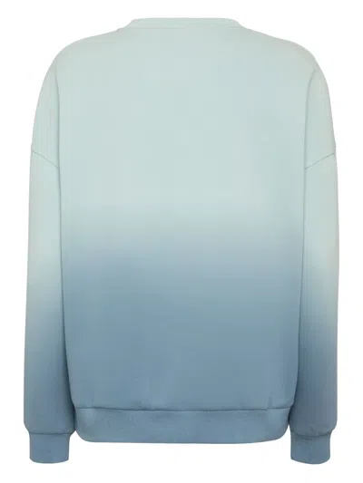 Plein Sport Oversize Hoodie Sweatshirt Degrade In Blue