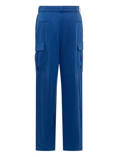 Ferragamo Essential Cargo Pants In Blue
