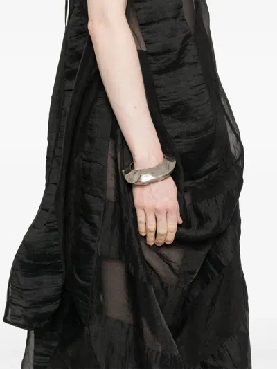 Uma Wang Marc Jacobs Tonal Black Cow Leather Bags In Black