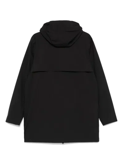 Rains Suva Hardshell Coat In Black