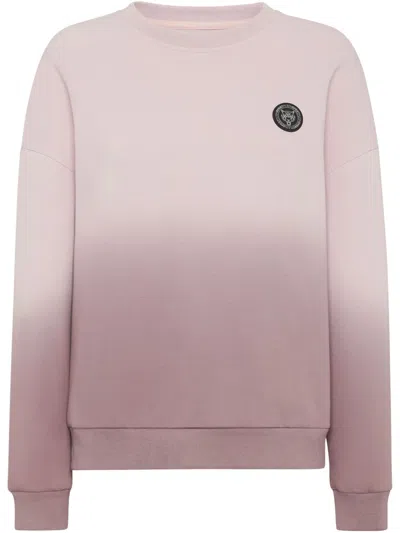 Plein Sport Oversize Hoodie Sweatshirt Degrade In Purple