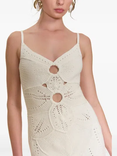 Cult Gaia Marlow Knit Dress In White