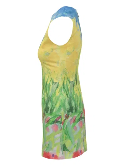 花卉印花连衣裙