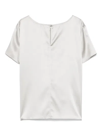 Emporio Armani Short Sleeve Shirt In Grey