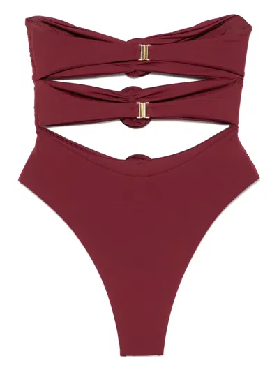 La Reveche Swimsuit  Woman Color Burgundy In Red
