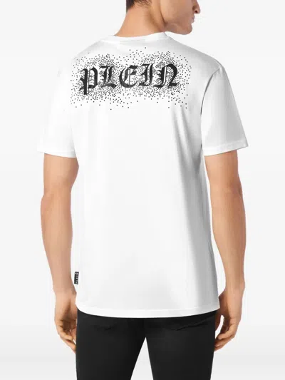 Philipp Plein Lightweight Short Sleeve Crew Neck T-shirt In White
