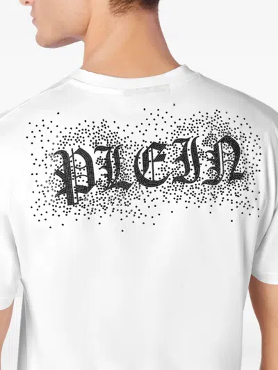 Philipp Plein Lightweight Short Sleeve Crew Neck T-shirt In White