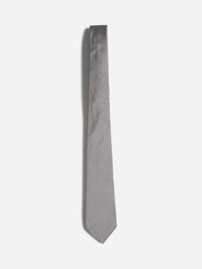 Giorgio Armani Striped Jacquard Silk Tie