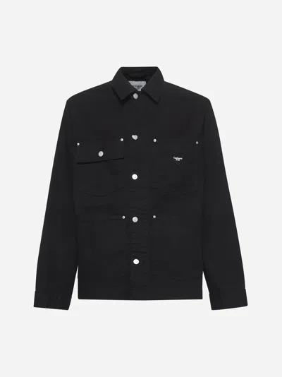 Carhartt Black Twill Drewe Chore Coat Jacket