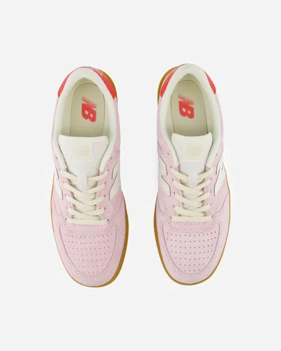 New Balance T500 Woman Sneakers Light Pink Size 7.5 Leather In Pink