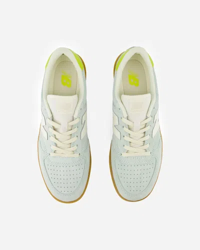 New Balance T500 Woman Sneakers Sky Blue Size 8 Leather In Blue