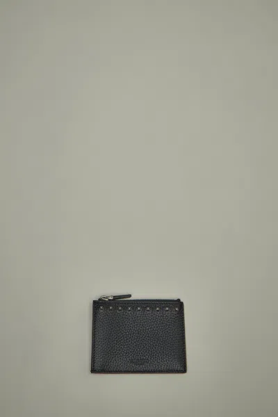 Valentino Rockstud Wallet In Grainy Calfskin In There Is No Color Specification For This Product.