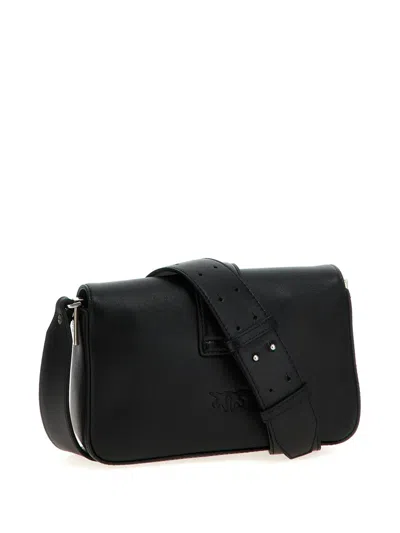Pinko 'love One Mini' Shoulder Bag In 黑色