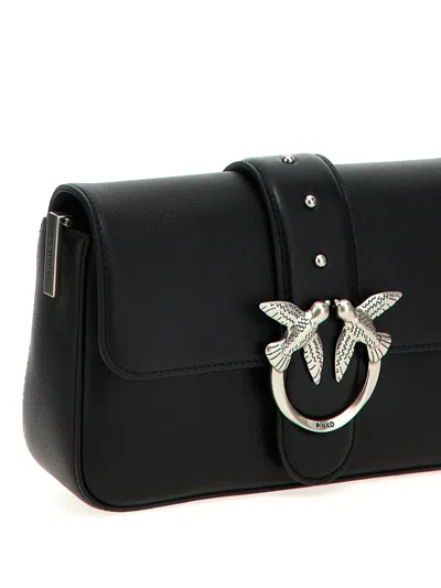Pinko 'love One Mini' Shoulder Bag In 黑色