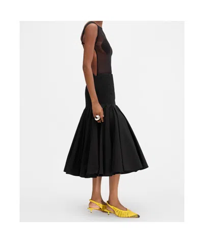 Jacquemus La Jupe Agave In Black